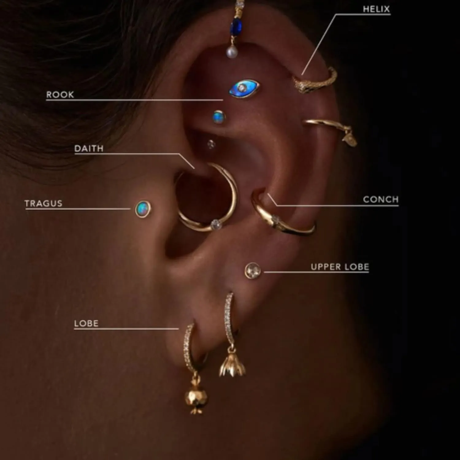 14K Gold Drops Dangling Hoop Earring, Bezel Set Diamond (0.15ct) Huggie Hoops, Long Charm Huggies Earring, Handmade Fine Gift Jewelry.