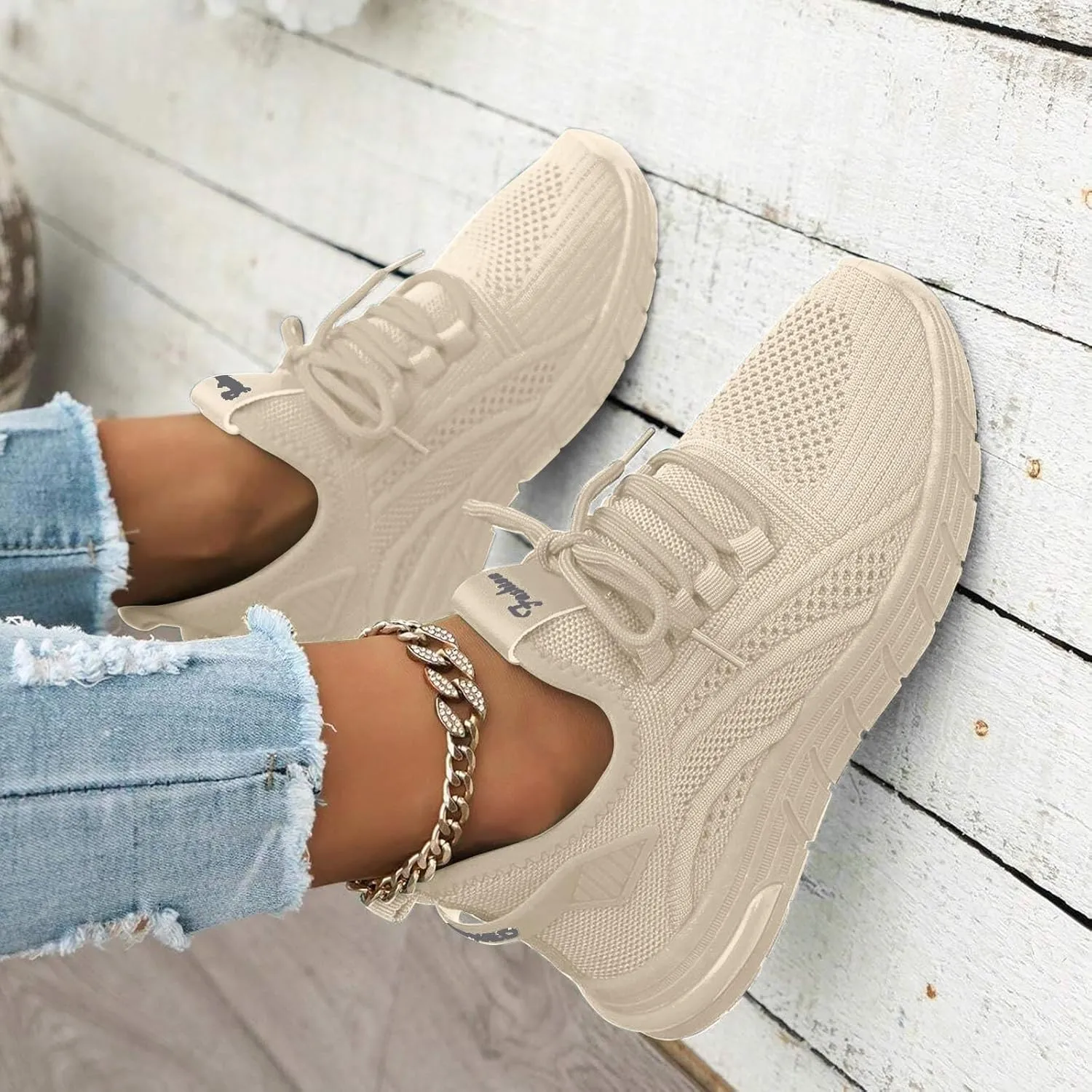 2025 Women Closed Toe Shoes Fashion Breathable Mesh Sport Sneakers Comfortable Non-Slip Slip-On Loafer Slides Summer Beach Vacation Slippers Indoor/Outdoor Lace Up Walking Footwear