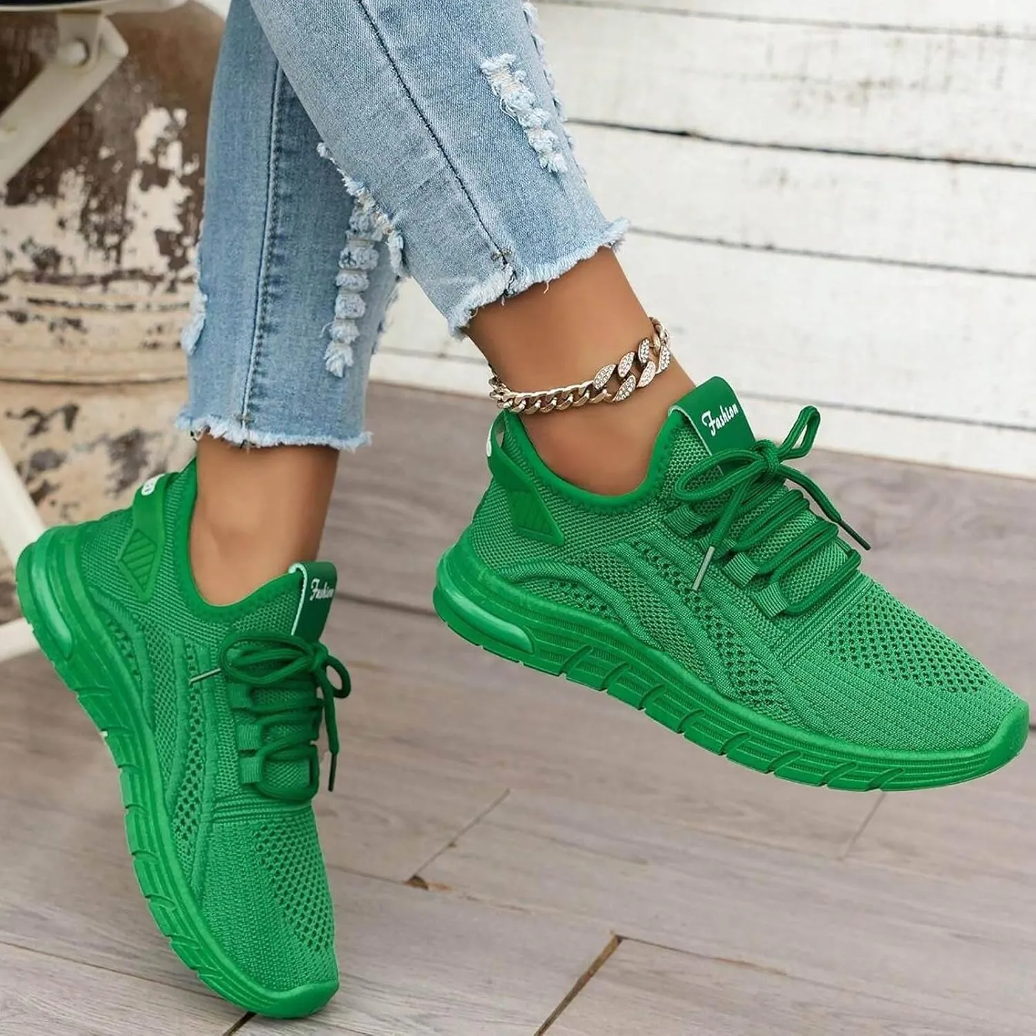 2025 Women Closed Toe Shoes Fashion Breathable Mesh Sport Sneakers Comfortable Non-Slip Slip-On Loafer Slides Summer Beach Vacation Slippers Indoor/Outdoor Lace Up Walking Footwear