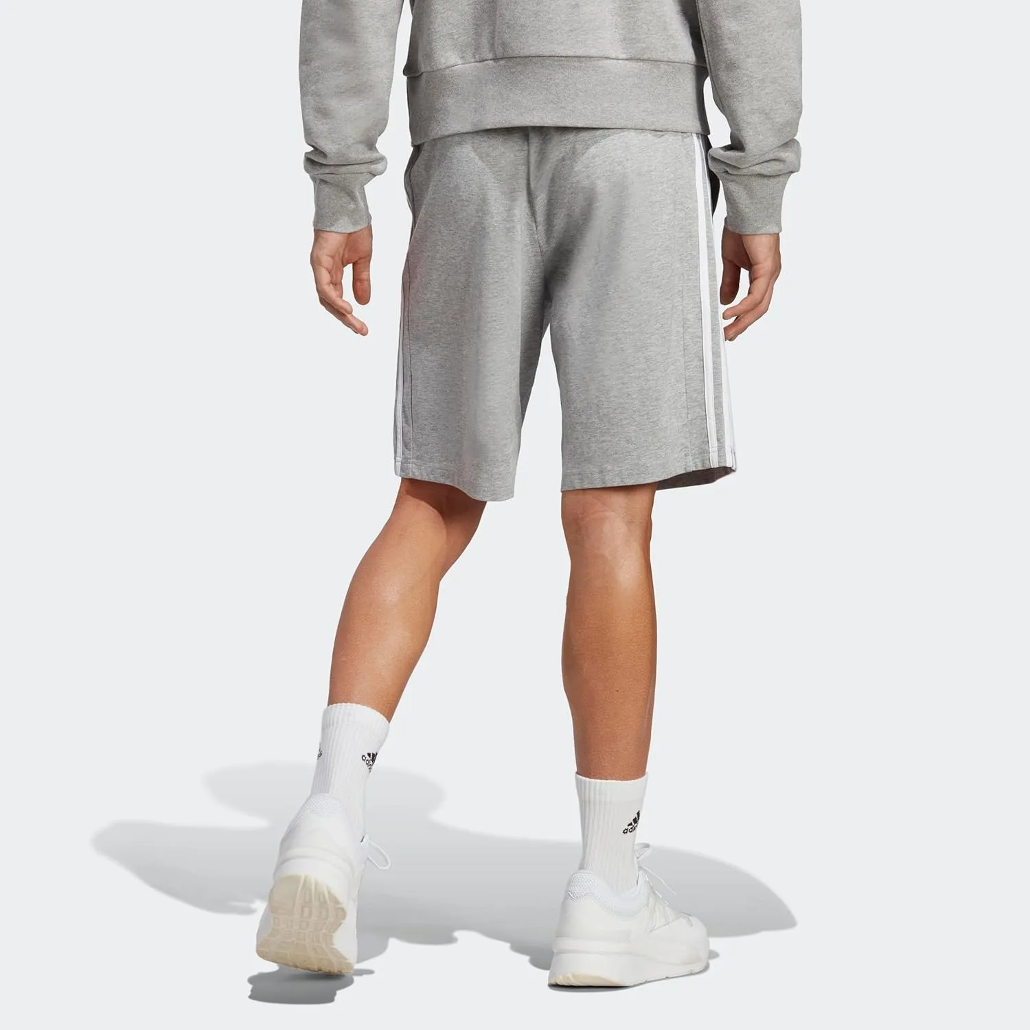 adidas Men's Essentials Single Jersey 3-Stripes Shorts