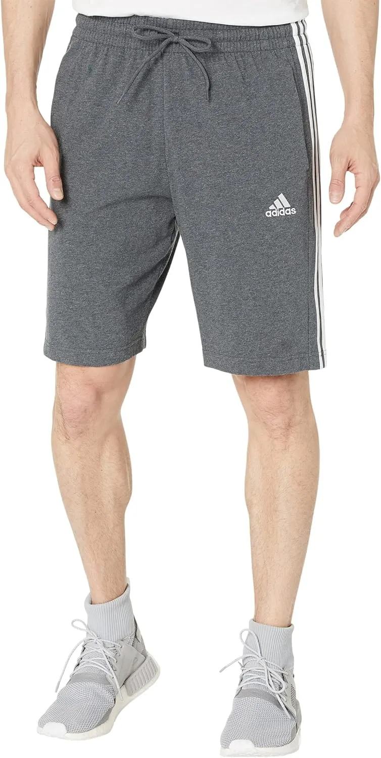 adidas Men's Essentials Single Jersey 3-Stripes Shorts
