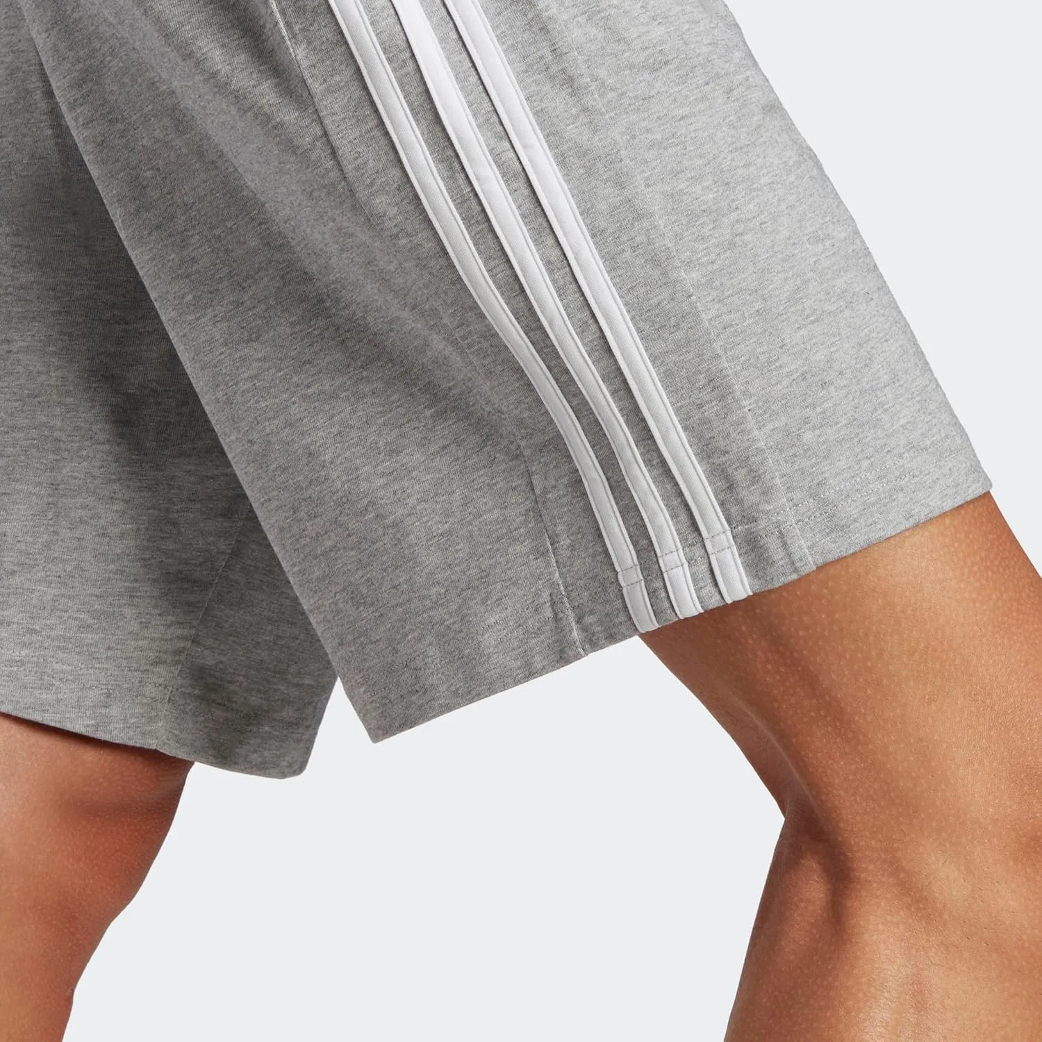 adidas Men's Essentials Single Jersey 3-Stripes Shorts