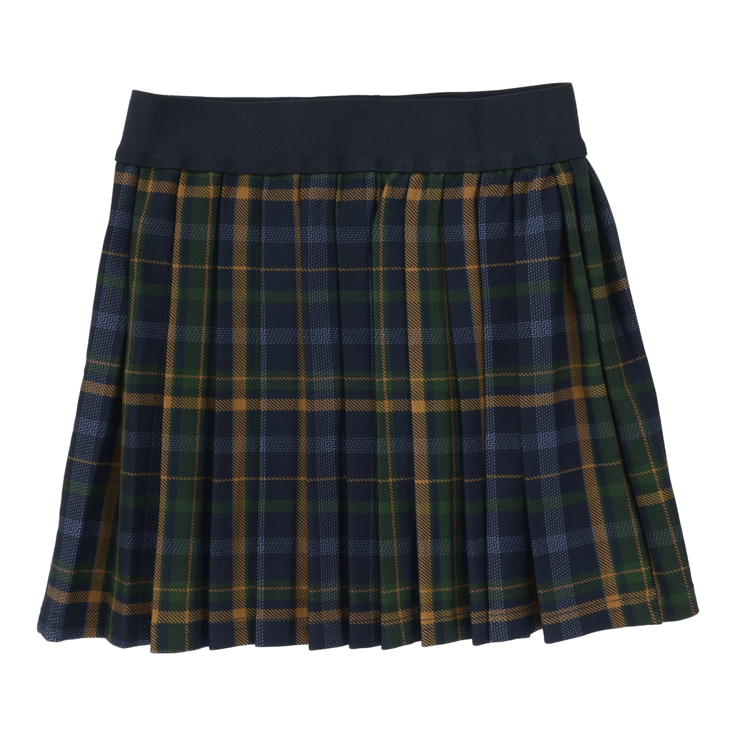 ANALOGIE GREEN/BLUE PLAID SKIRT