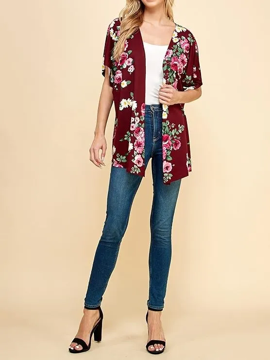 Annva Women Floral Kimono