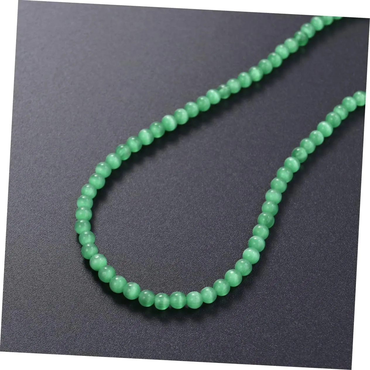 Beaded Bracelet Necklace Natural Gemstone Cat Eye Beads Stone Jewelry for Birthday Holiday Friendship