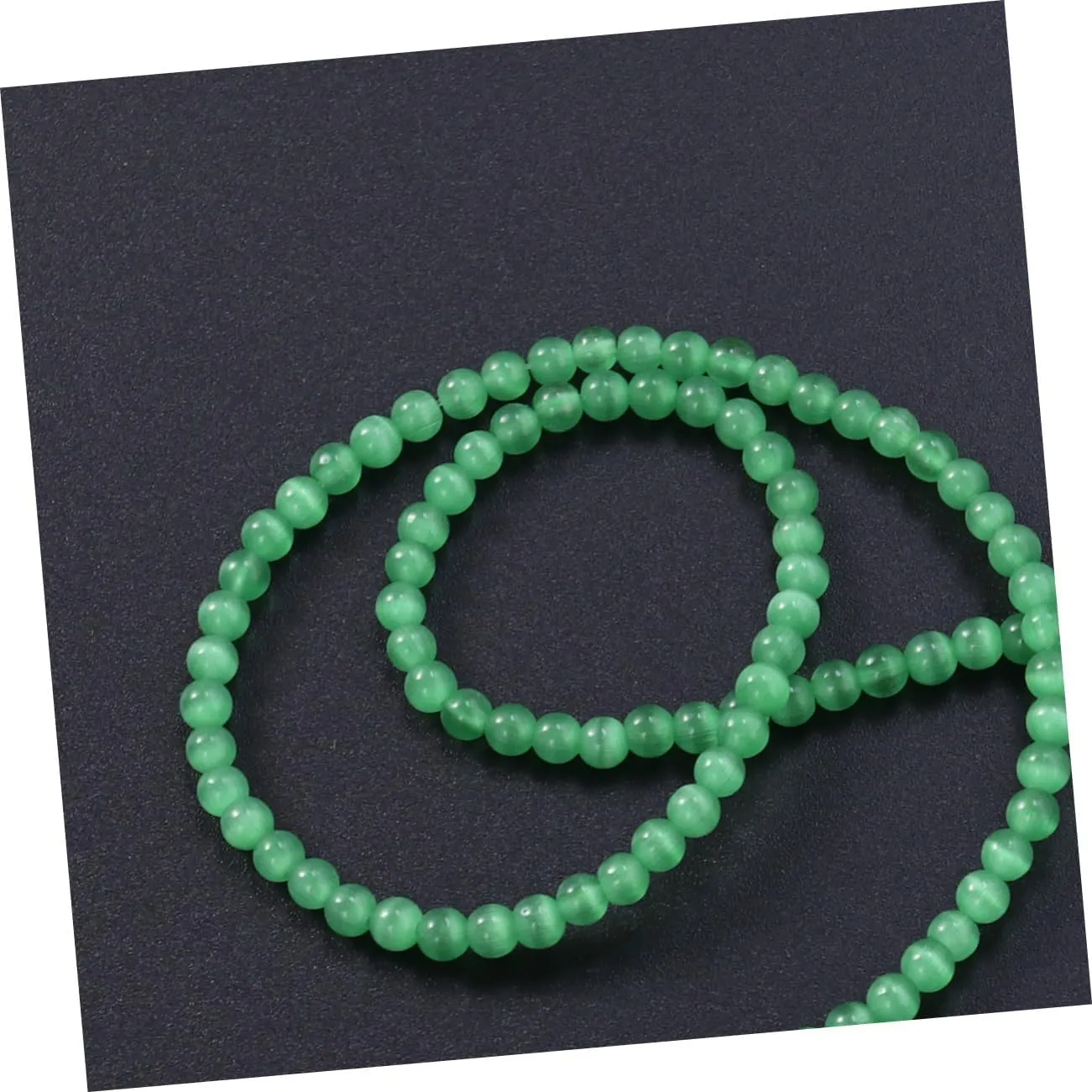 Beaded Bracelet Necklace Natural Gemstone Cat Eye Beads Stone Jewelry for Birthday Holiday Friendship