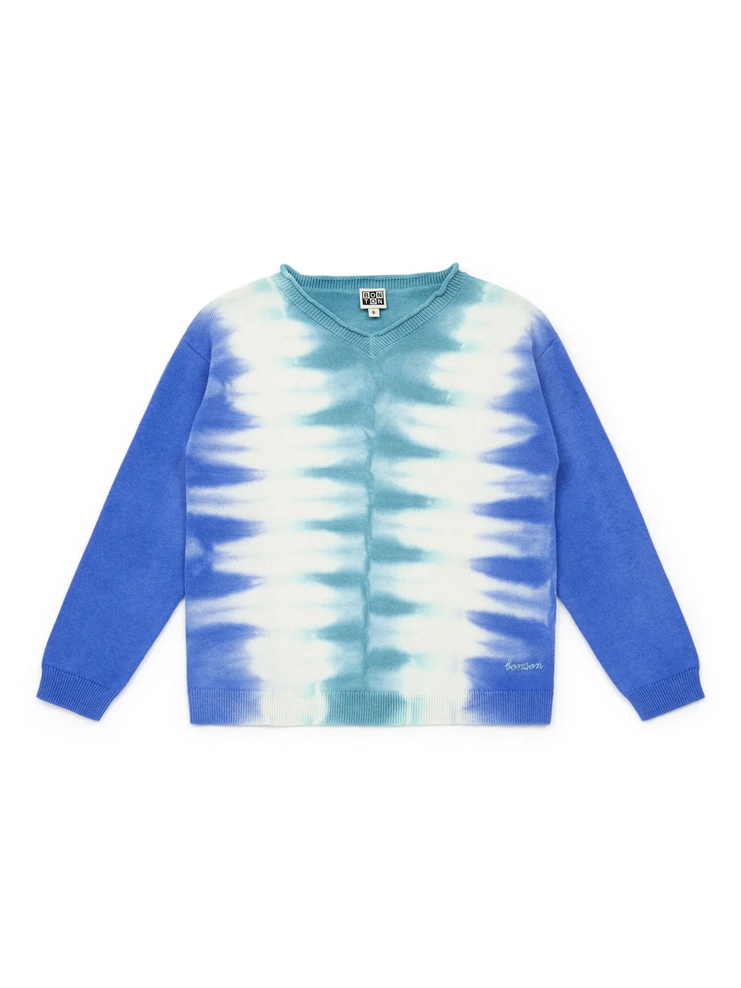 Bonton Tie-Dye Cotton Sweater