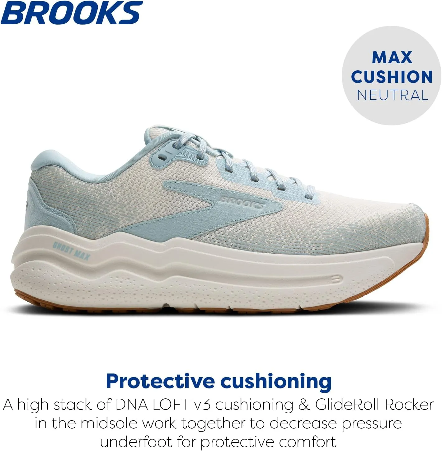 Brooks Womens Ghost Max 2 Neutral Running & Walking Shoe