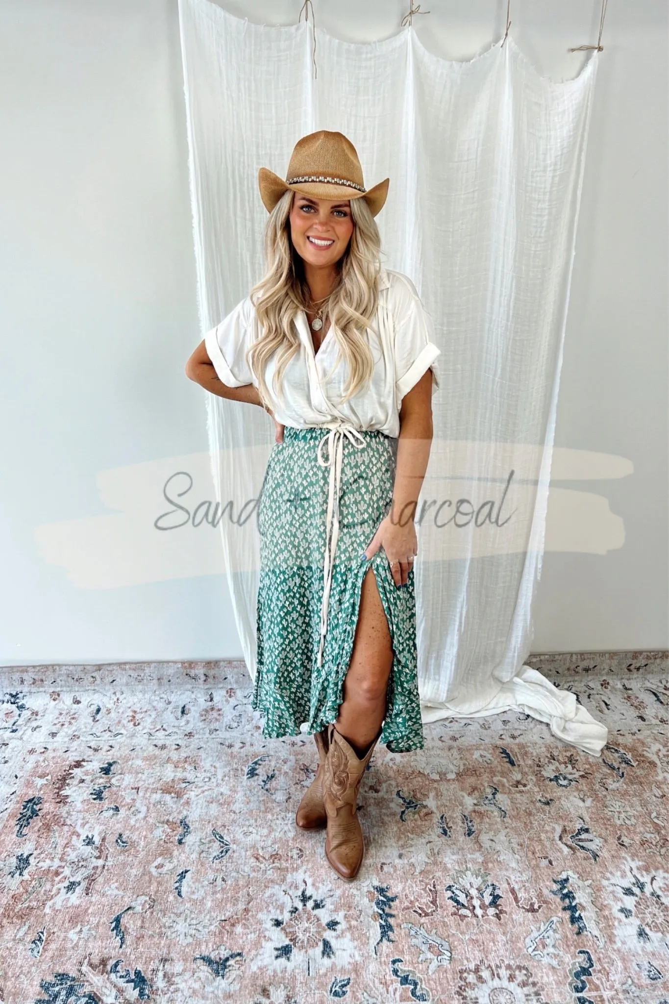 Cactus Maxi Skirt