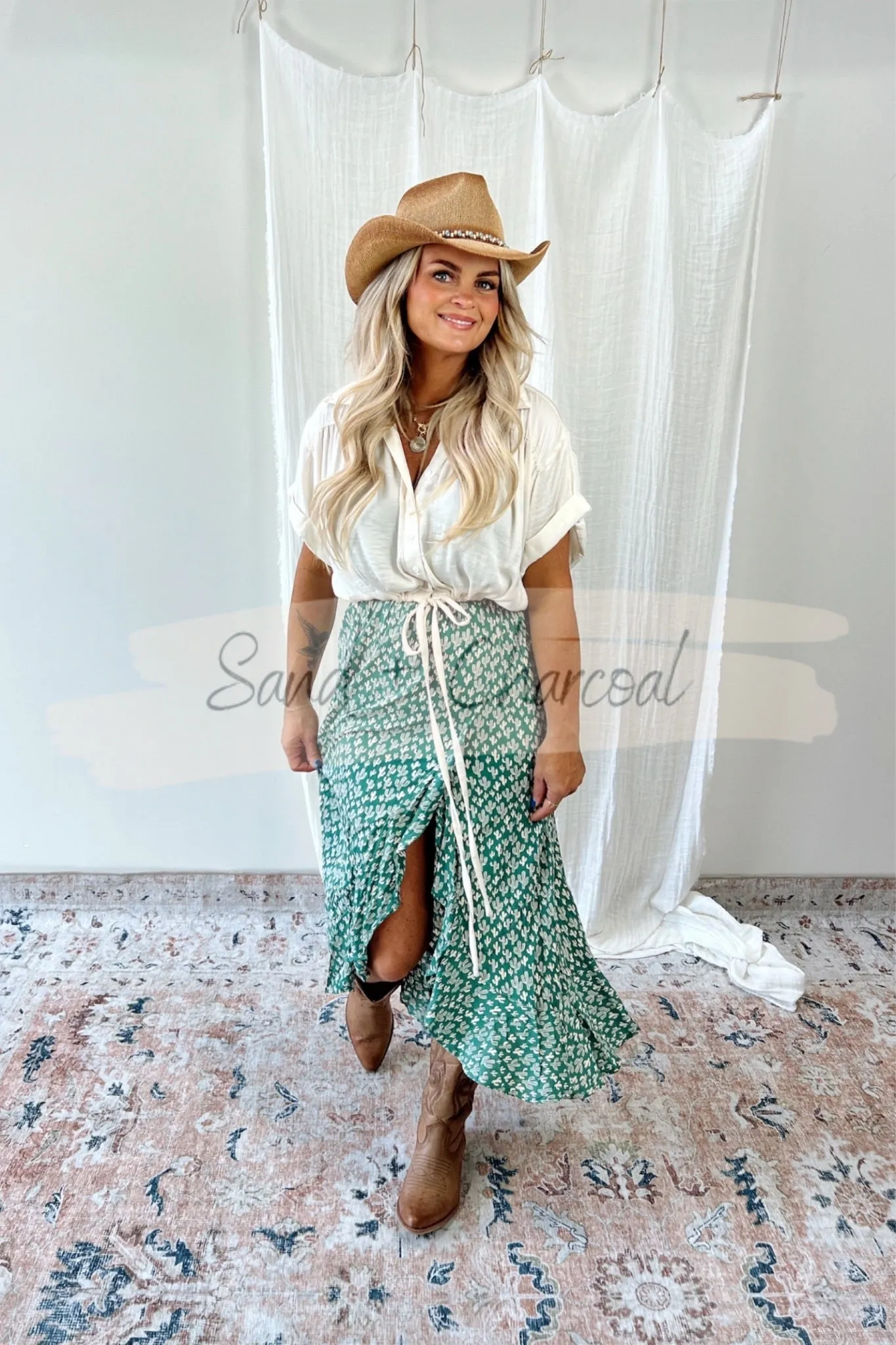 Cactus Maxi Skirt