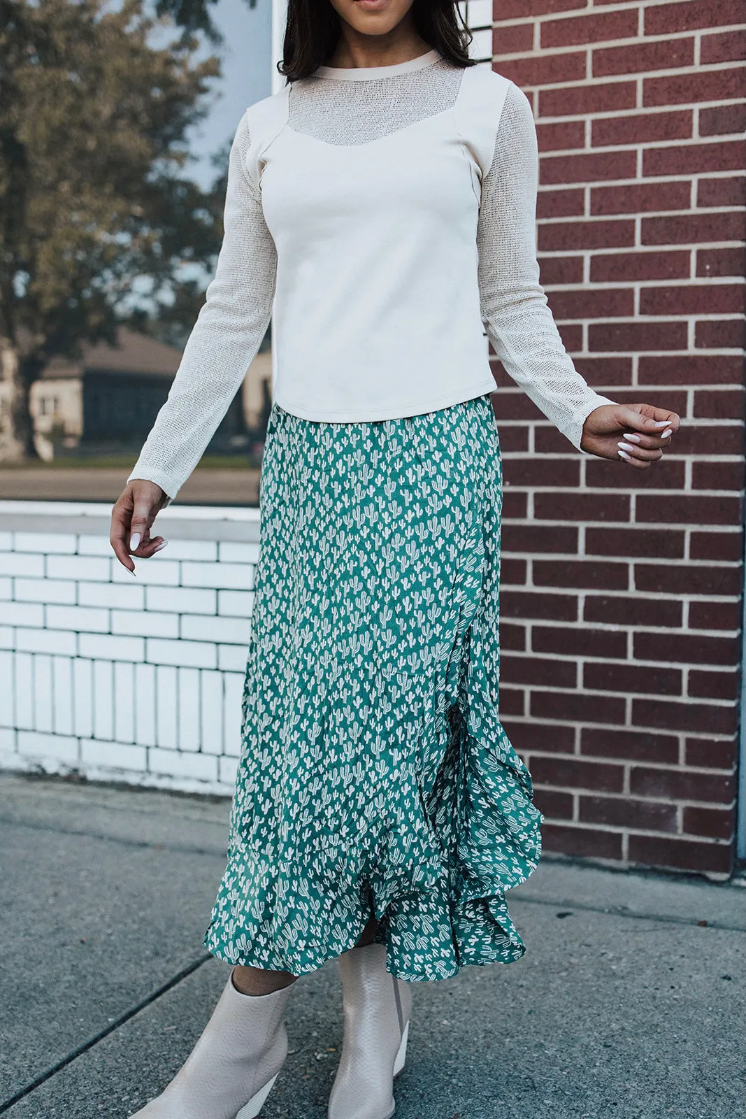 Cactus Maxi Skirt