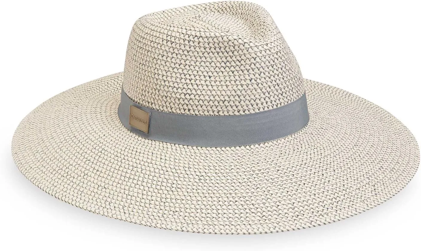 CARKELLA by Wallaroo Womens Kerrigan Fedora  UPF 50 , Wide Brim, Packable Design, Adjustable Sizing for Medium Crown Sizes