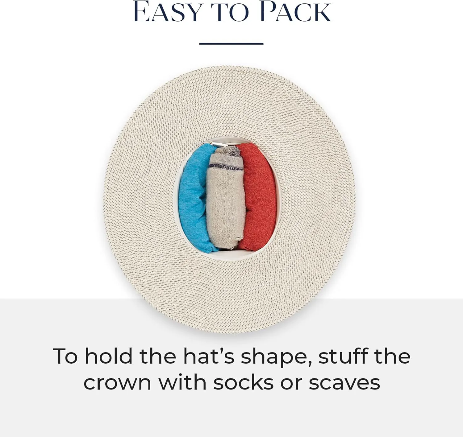 CARKELLA by Wallaroo Womens Kerrigan Fedora  UPF 50 , Wide Brim, Packable Design, Adjustable Sizing for Medium Crown Sizes