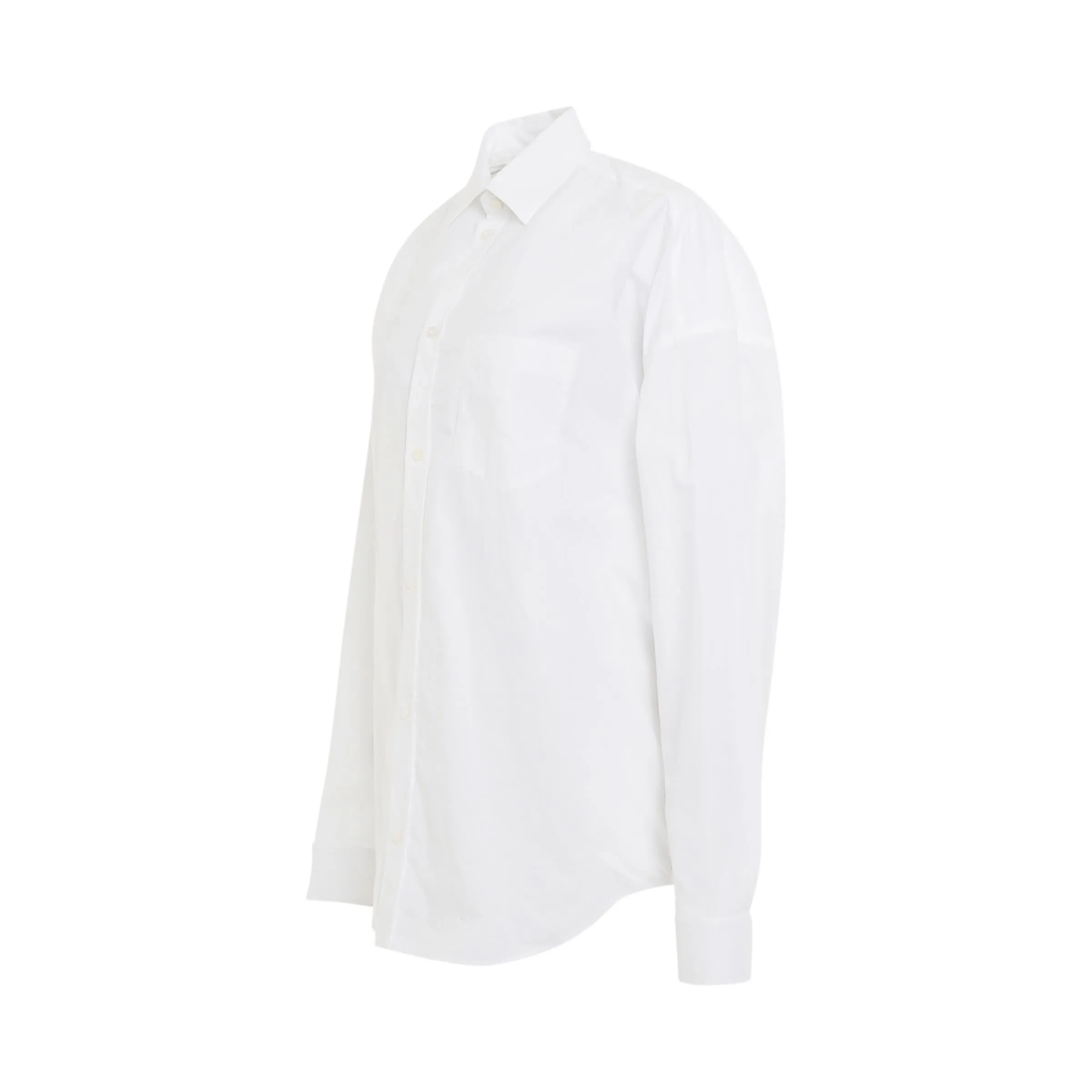 Cocoon Shirt in White