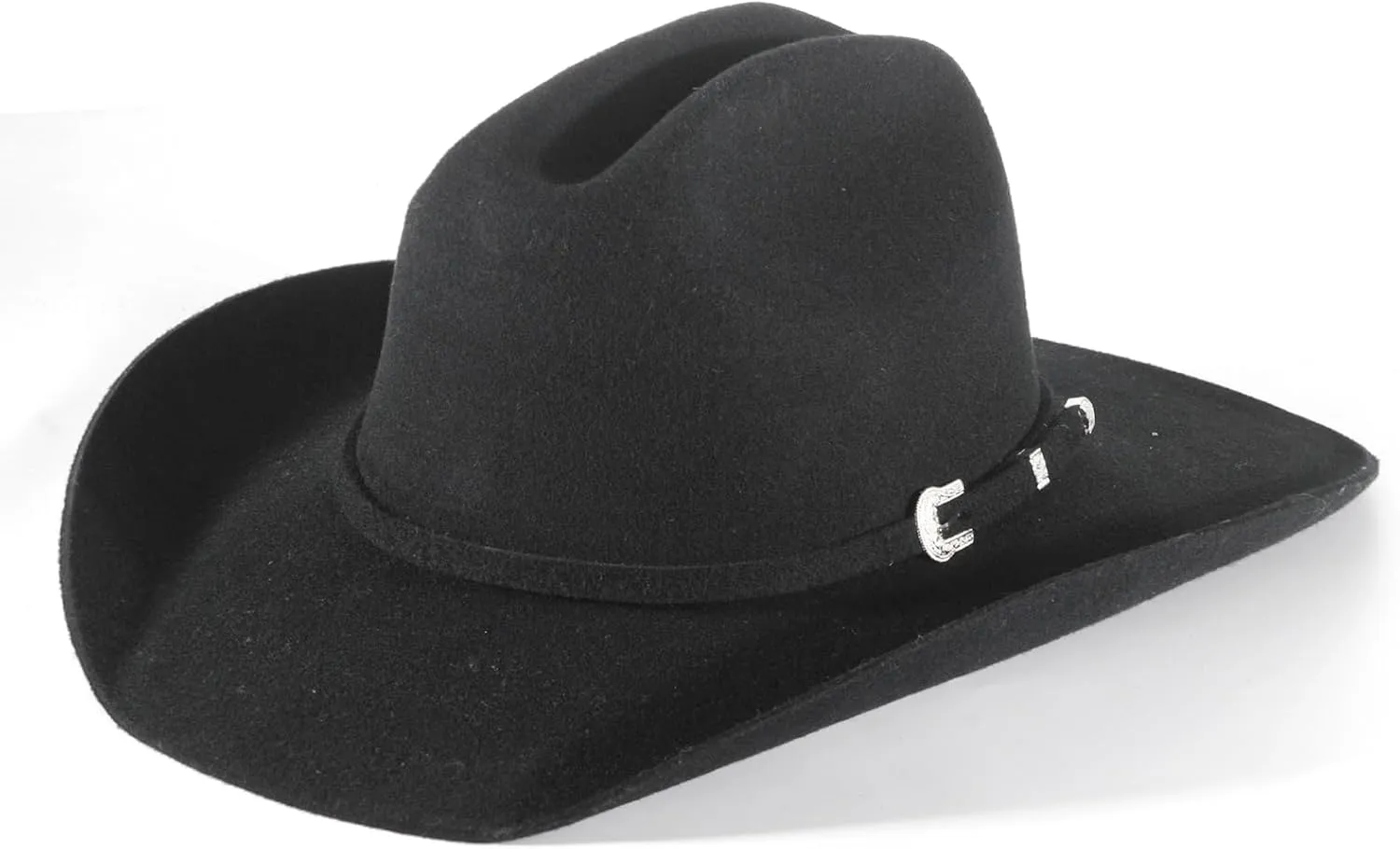 Cowboy Hat Men's Classic Cattleman Hat Cowboy Crease Crown Open Road Outdoor Hat Wide Brim