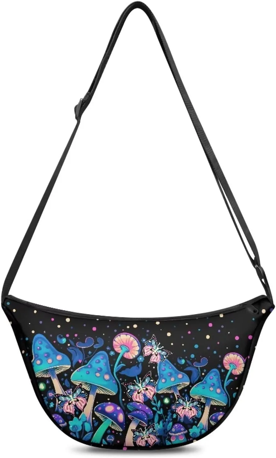 Crescent Cross-body Bags Lightweight and Soft Shoulder Bag Purse Small Dumpling Hobo Bag Fashion Handbags