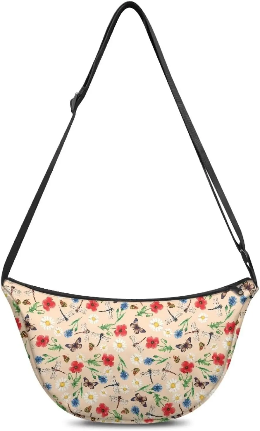 Crescent Cross-body Bags Lightweight and Soft Shoulder Bag Purse Small Dumpling Hobo Bag Fashion Handbags