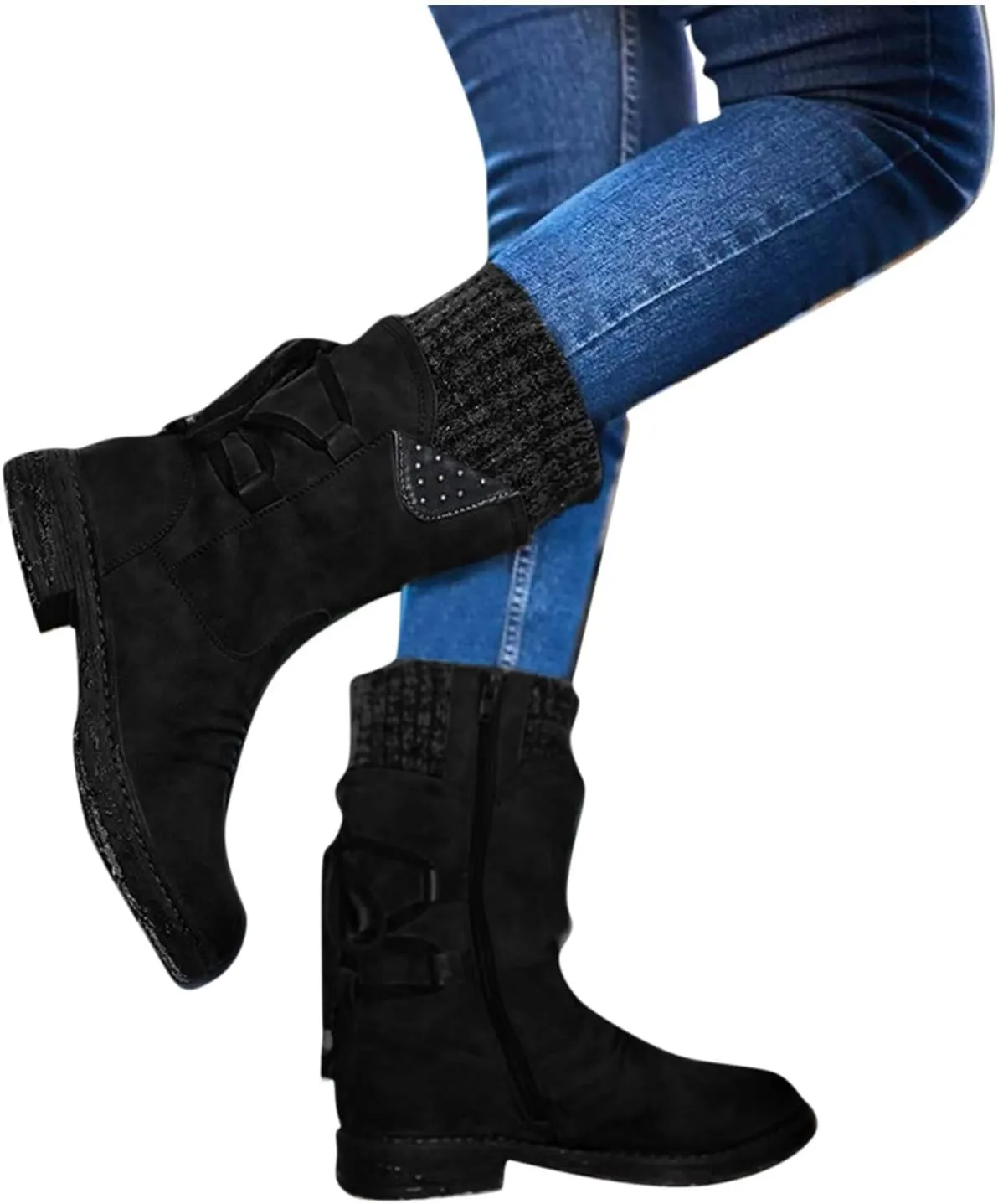 Cute Winter Boots Size 4 Woman Womens Mens Snow Boots Winter Shoes Slip on Ankle Booties Boots Women Winter Waterproof Size 11 Womens Winter Fur Lined Boots Womens Warm Winter Boots Waterproof