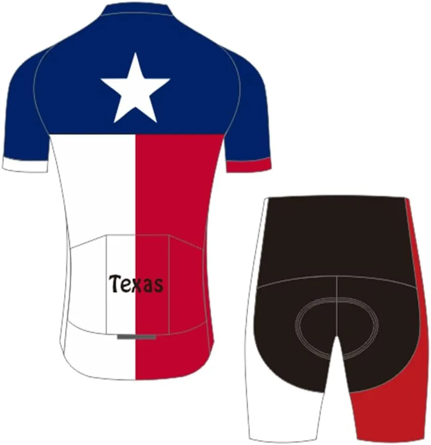 Cycling Jersey Men Set Biking Clothes Bicycle Short Sleeve Bike Shirts Shorts with 3D Padded Quick Dry Breathable