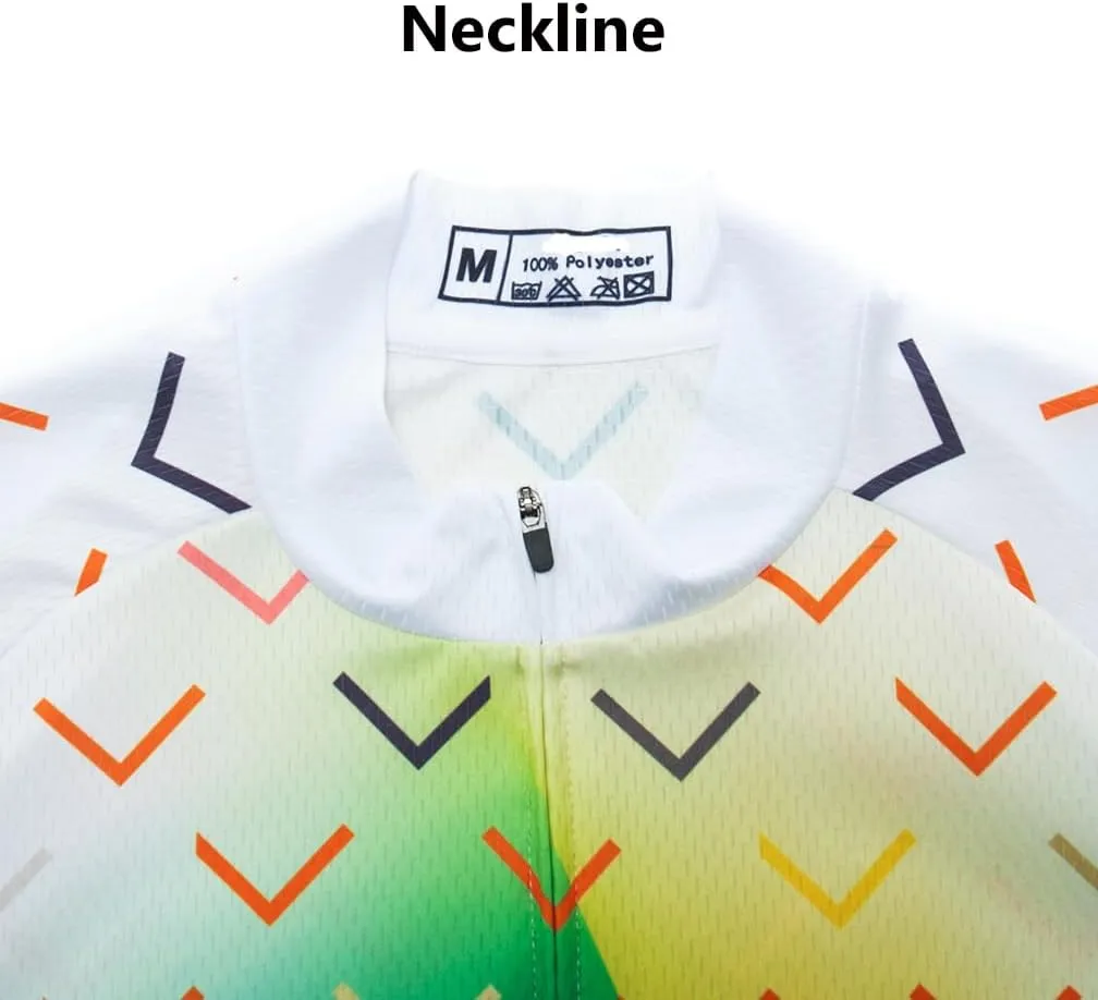 Cycling Jersey Men Set Biking Clothes Bicycle Short Sleeve Bike Shirts Shorts with 3D Padded Quick Dry Breathable