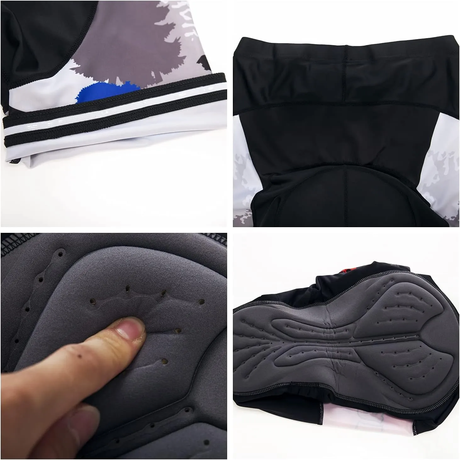 Cycling Jersey Shorts Set Padded Men Bike Top Suit