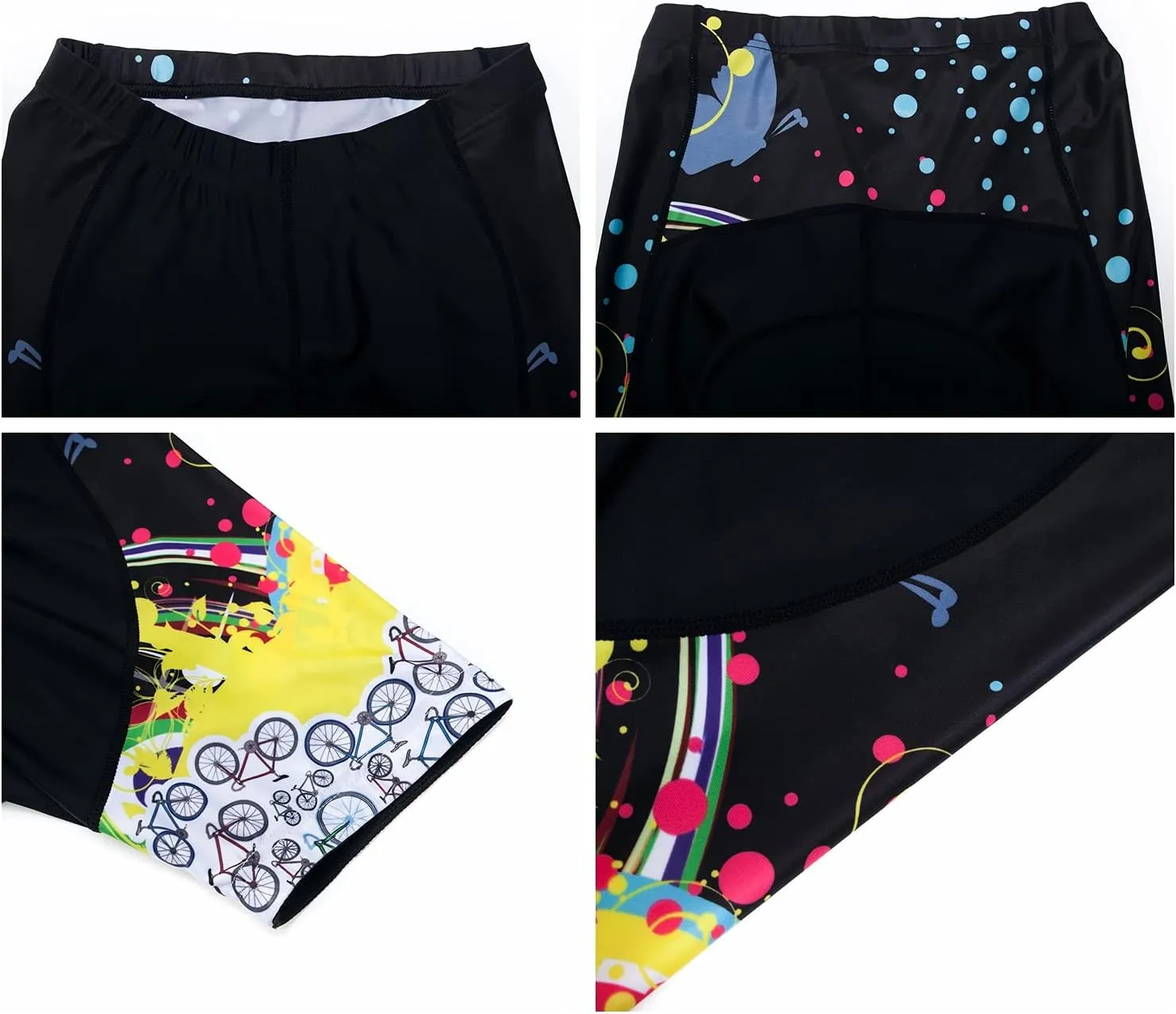 Cycling Jersey Shorts Set Padded Women Bike Bicycle Top Suit Summer