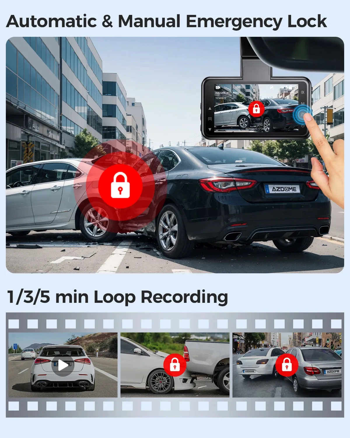 Dash Cam M17 1080P Front Cam Built-In ADAS GPS Car Camera 24H Parking Monitor Night Vision Car DVR WIFI APP 150FOV