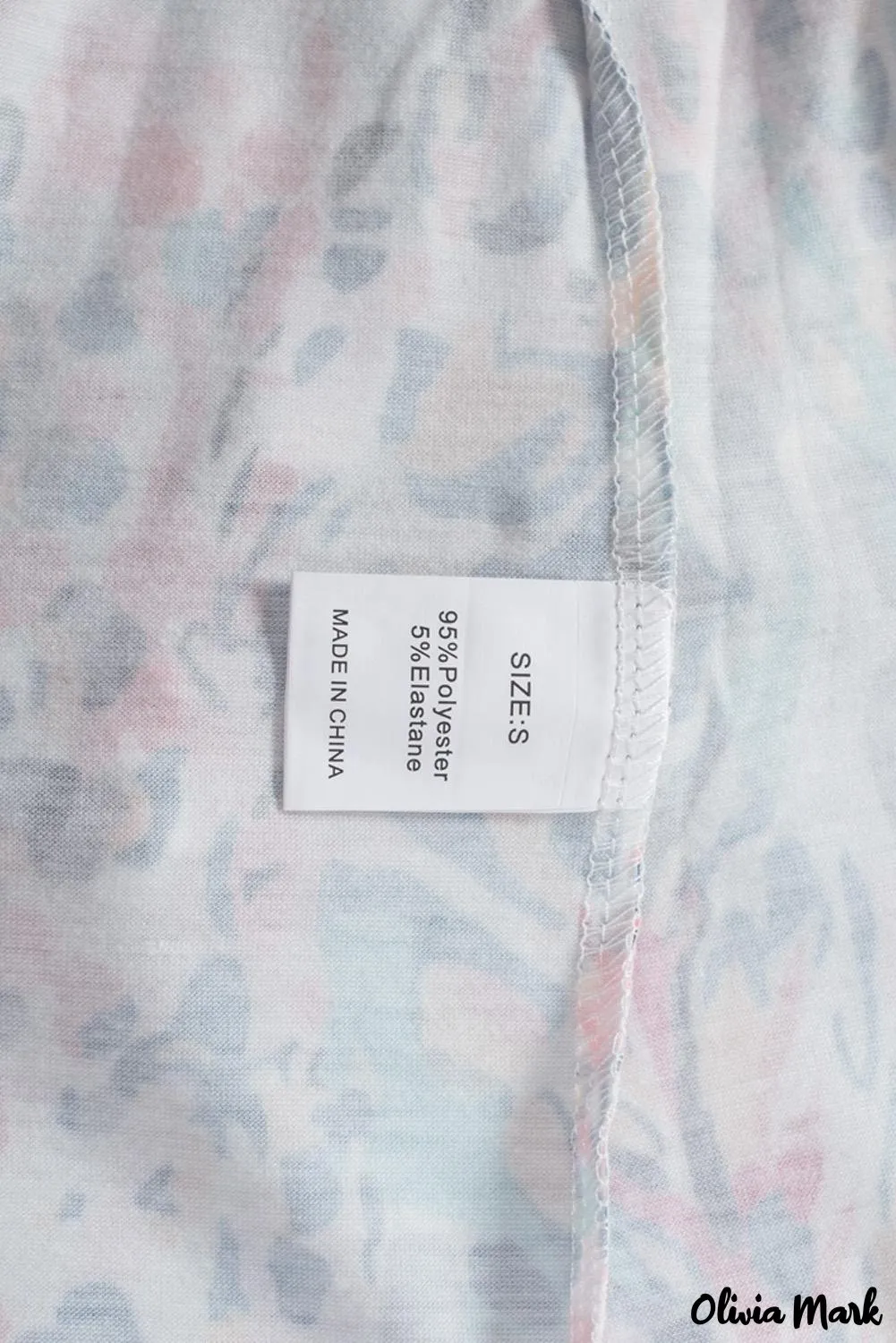 Deanwangkt - Green Floral Print Puff Sleeve Loose Blouse