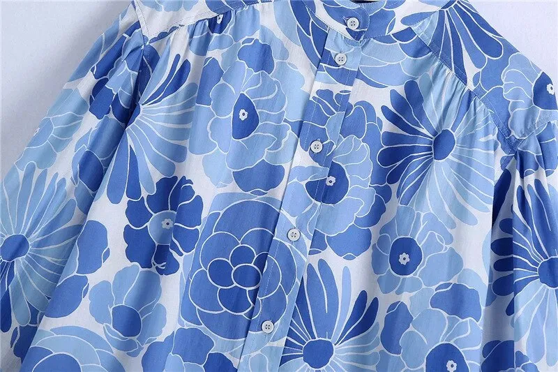 FLORAL PRINTED BLOUSE