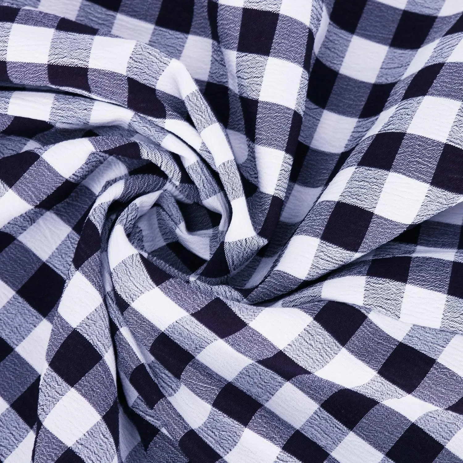 Generic Ladies Plaid High Cut Maxi Long Loose Fit Skirt for Women Chiffon 2024