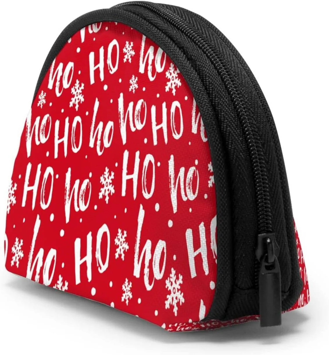 Half Moon Cosmetic Bag Travel Makeup Pouch for Women Small