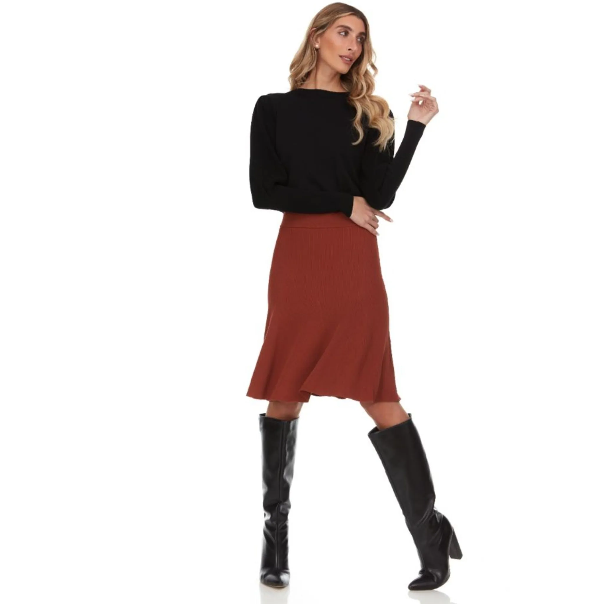 Hazel Skirt Rust