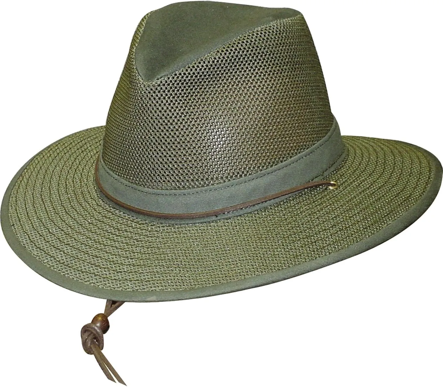 Henschel 3X-Large Olive Aussie Breezer Crushable 5310 Cotton w Mesh Crown UPF 50