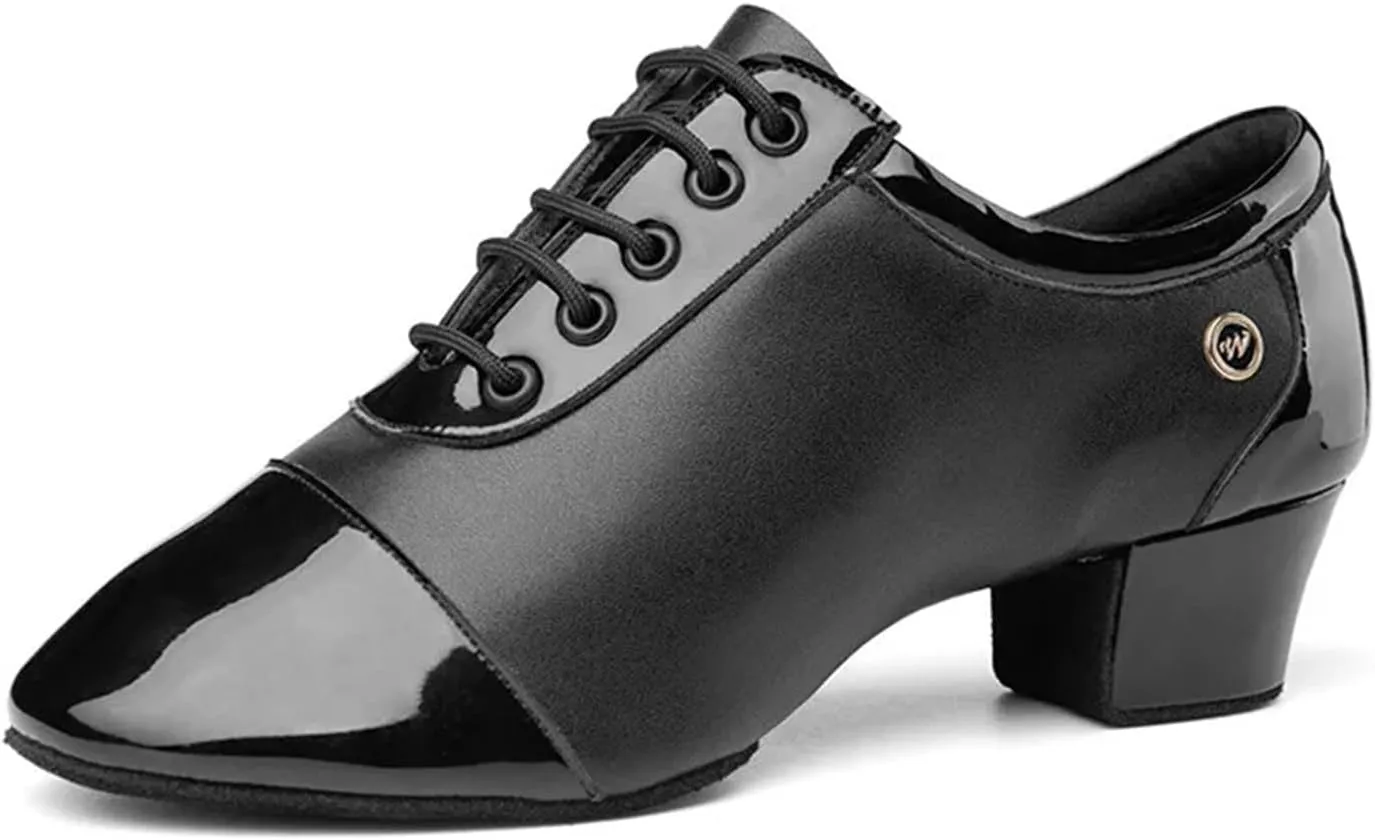 latin dance shoes man Modern Men's Ballroom Tango Latin Dance Shoe Man Split Indoor Soft Sole Black White Dance Shoes