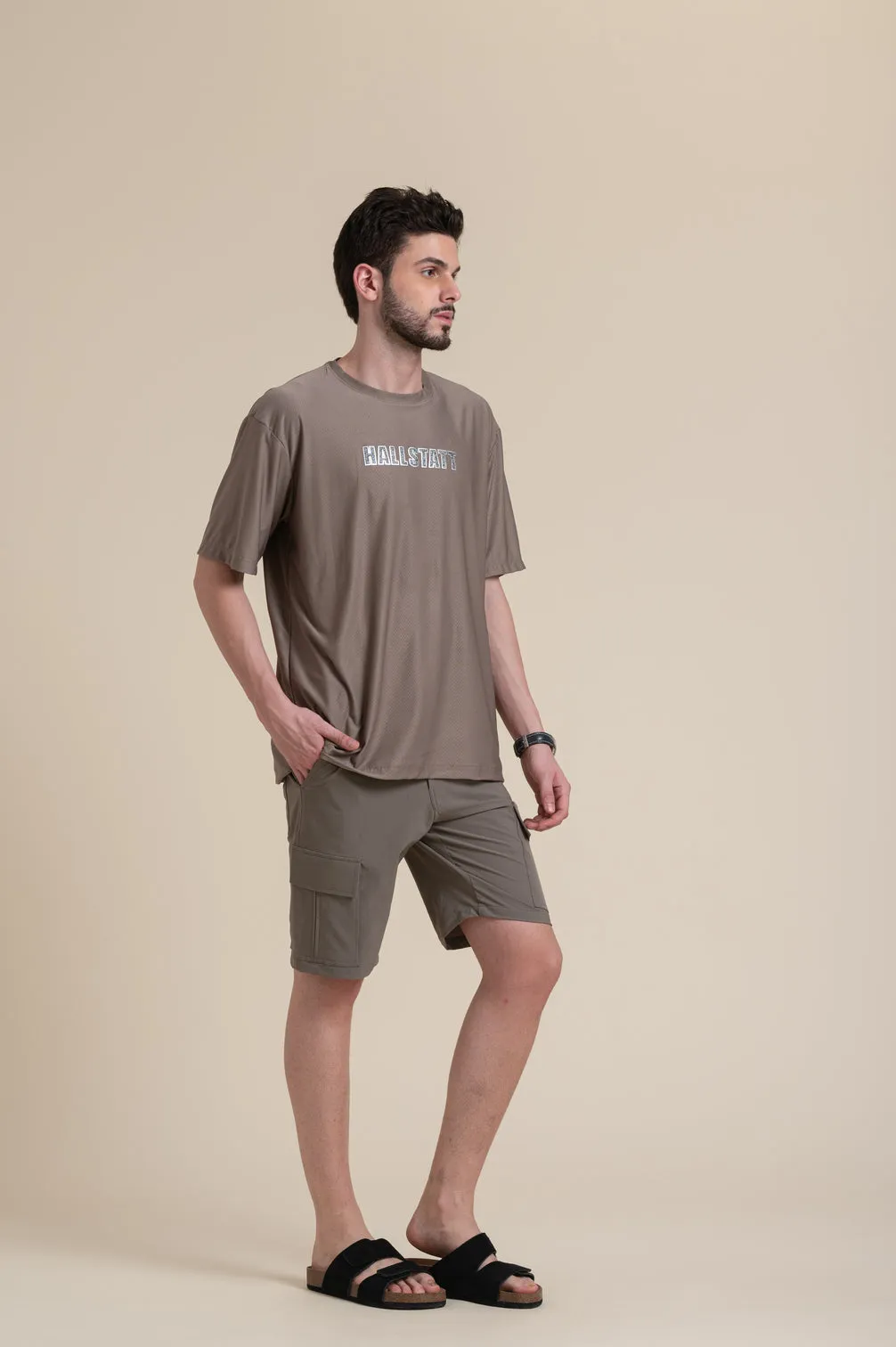 LEATHER PATCH T-SHIRT