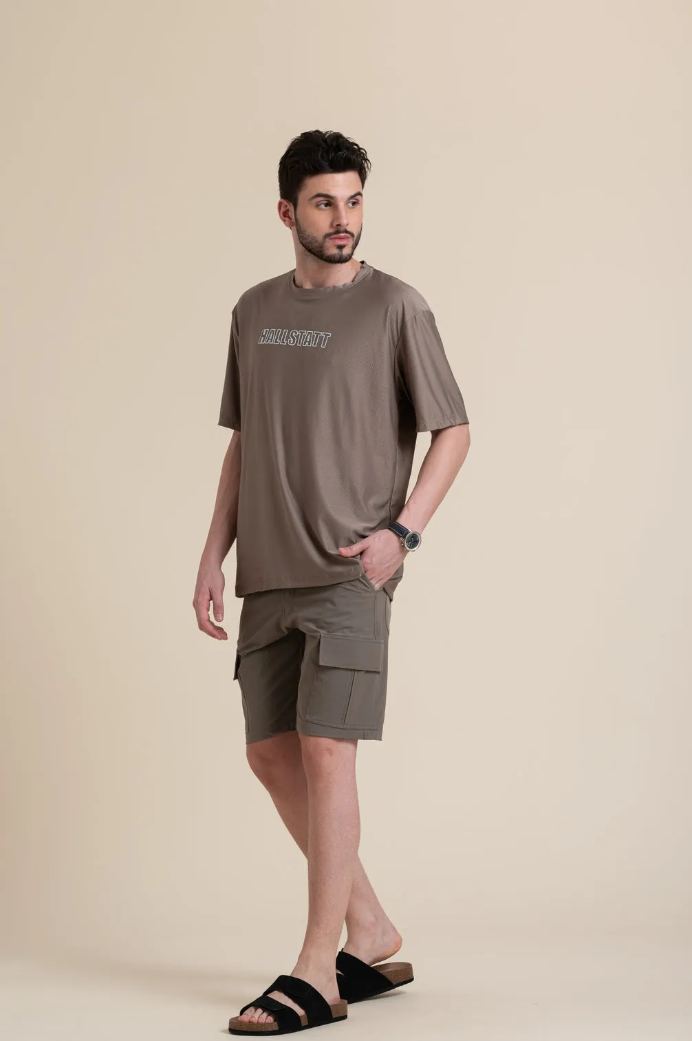 LEATHER PATCH T-SHIRT