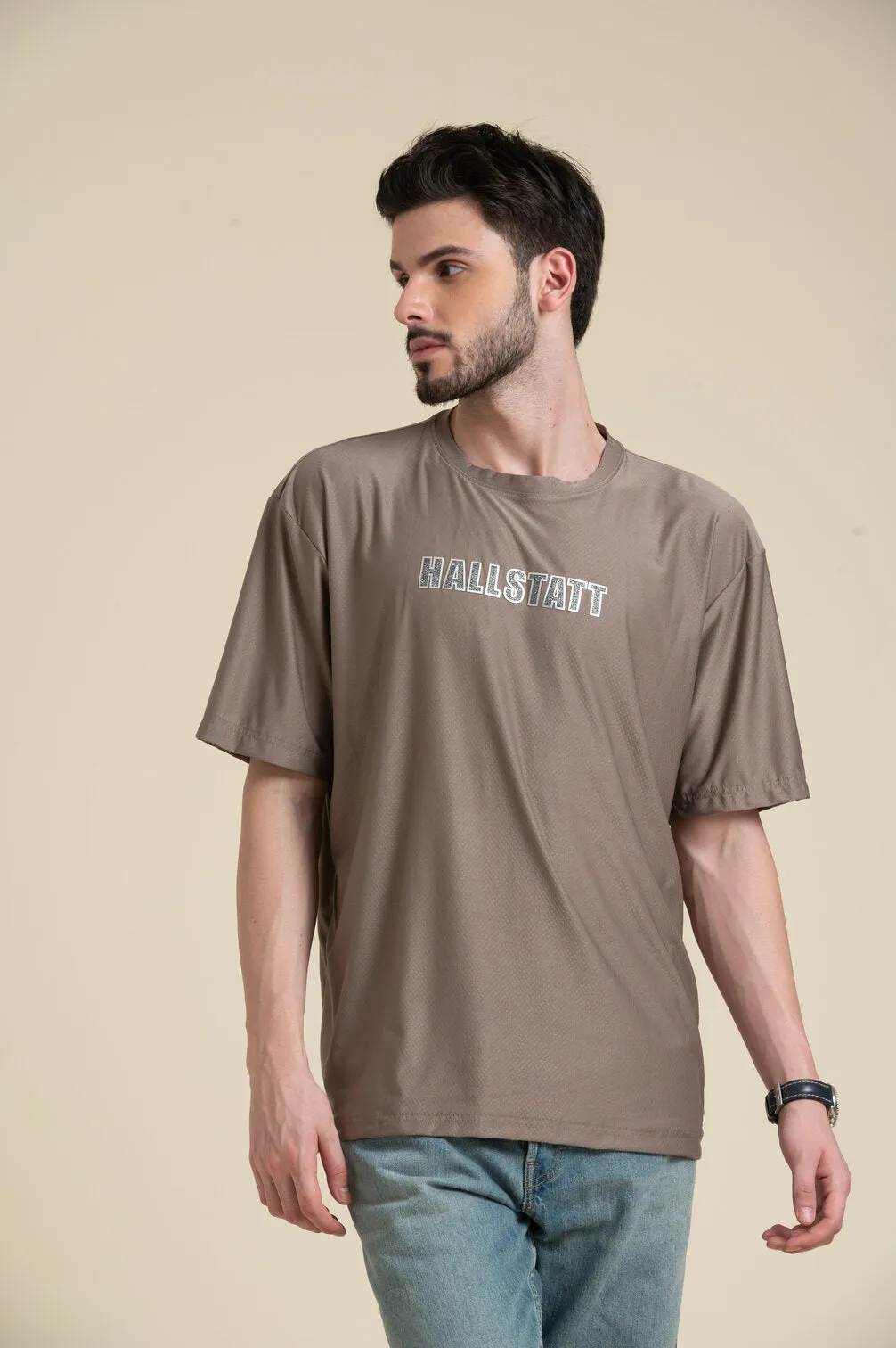 LEATHER PATCH T-SHIRT