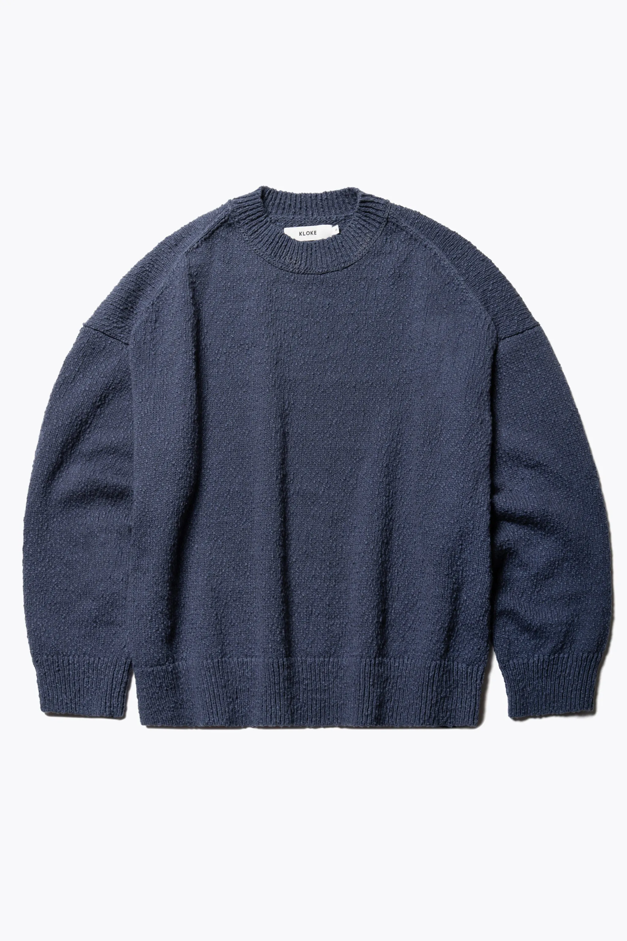 Leeway Knit Sweater Blue