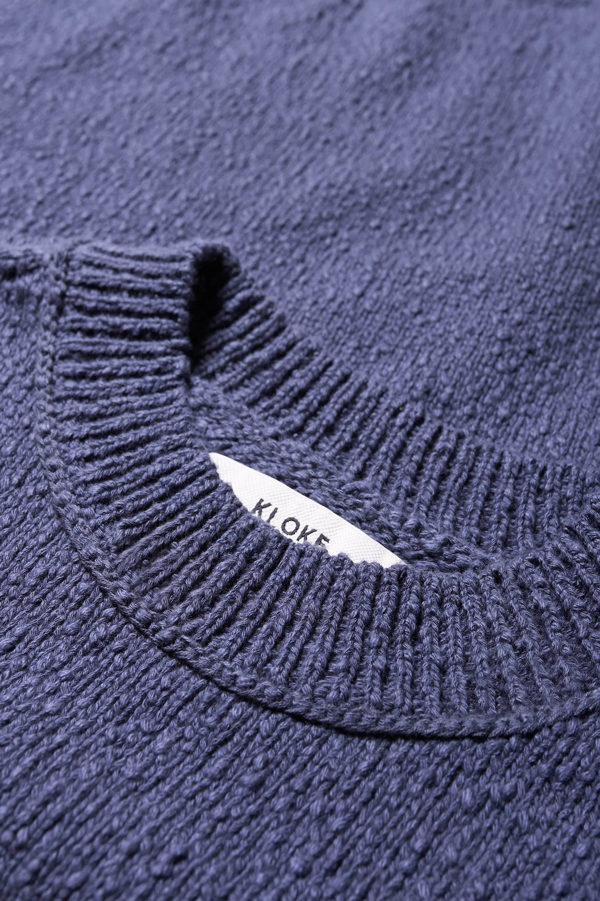 Leeway Knit Sweater Blue