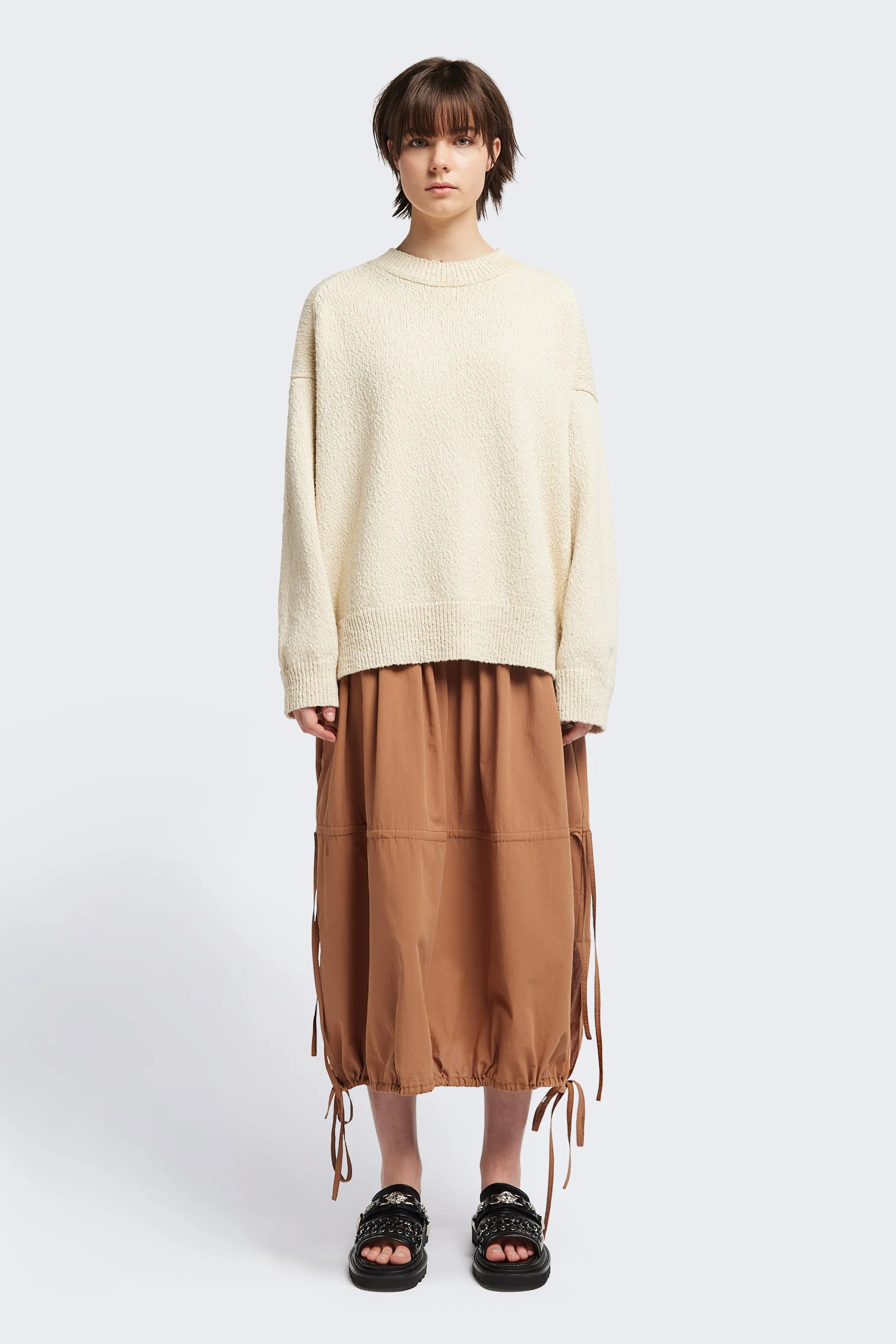 Leeway Knit Sweater Ecru