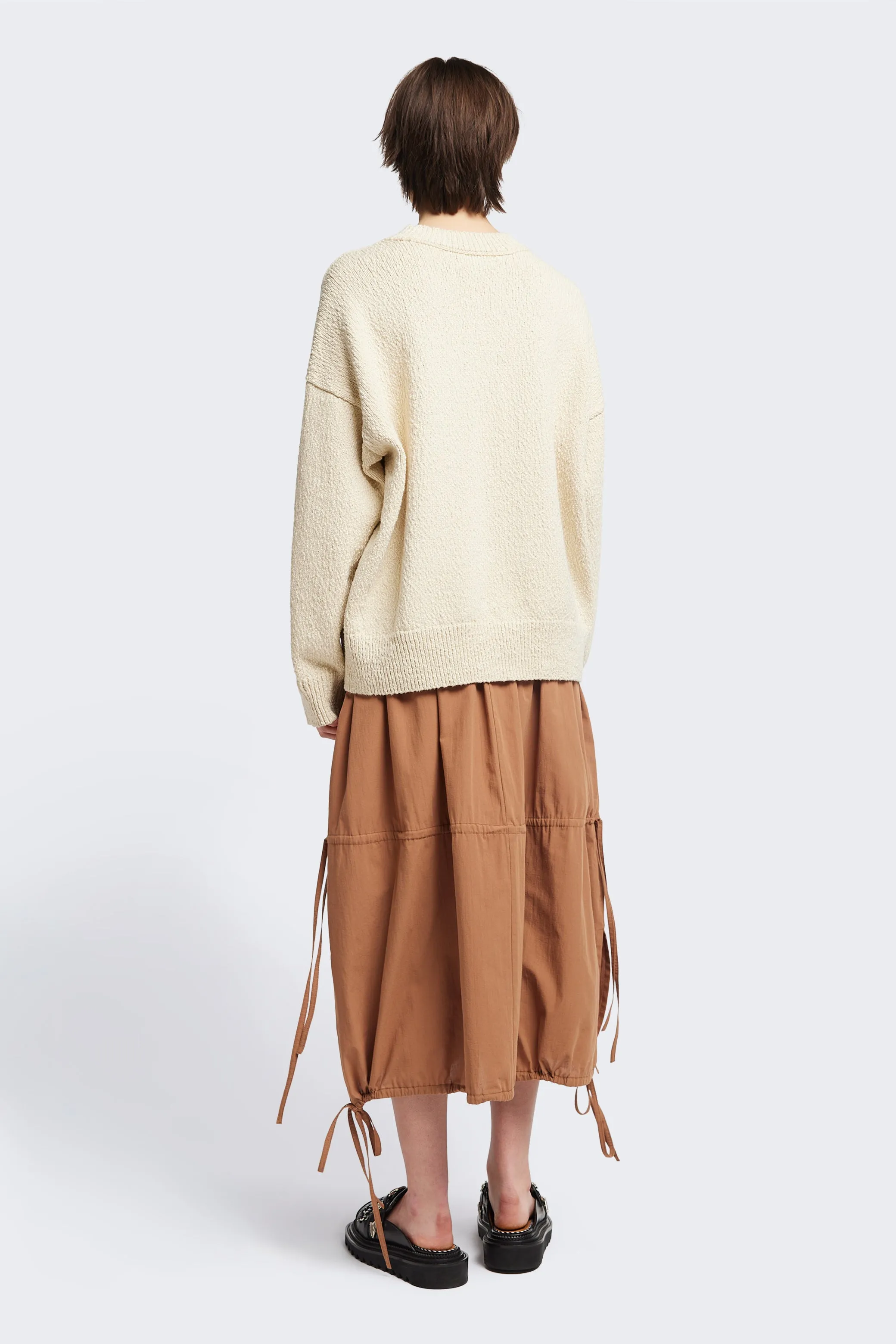 Leeway Knit Sweater Ecru