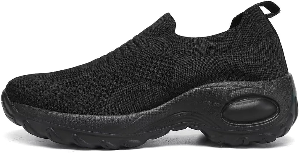 Men's & Women's Road Runner Athletic Running Shoes, Black, US 3-13, Unisex Adults