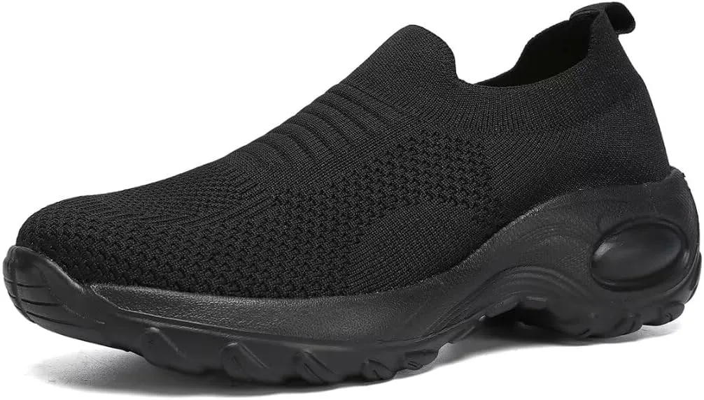Men's & Women's Road Runner Athletic Running Shoes, Black, US 3-13, Unisex Adults