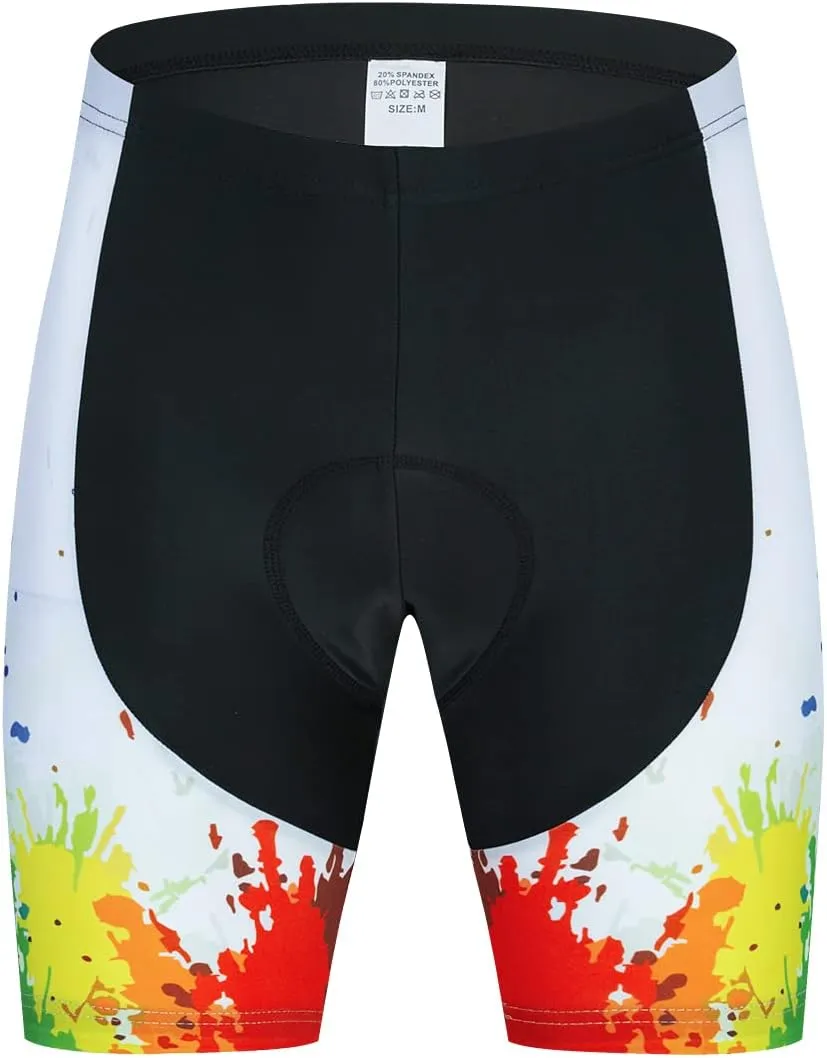 Mens Cycling Jersey Set 5D Padded Bicycle Shorts Bike Short Sleeve Clothing T-Shirt Quick-Dry S-3XL