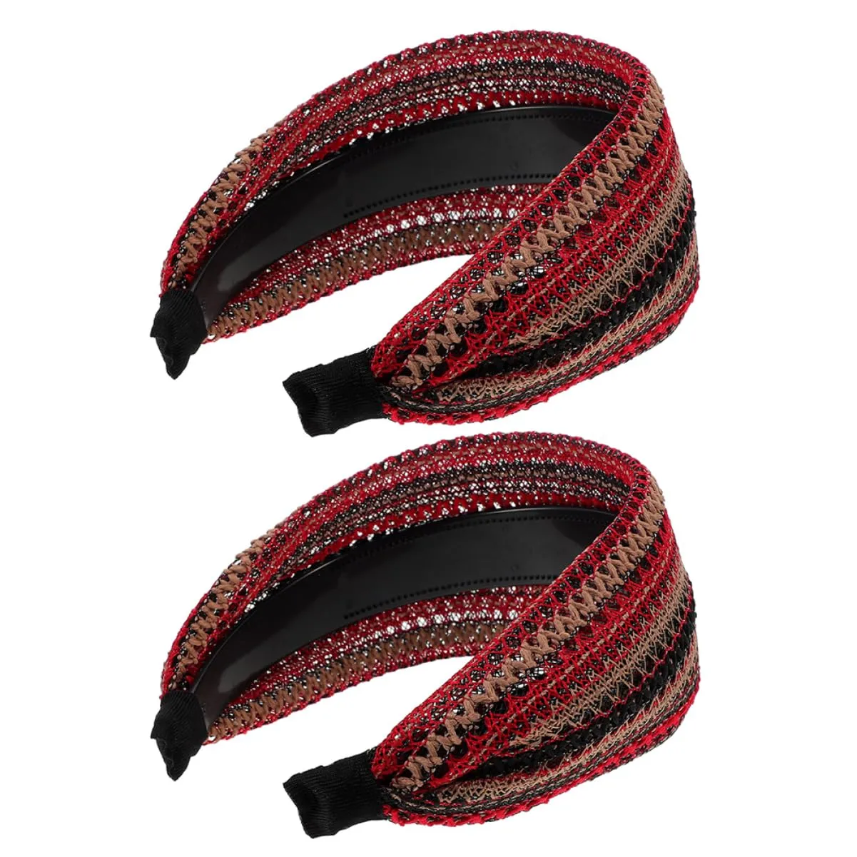 Mikinona Elegant Headband Wide Headband Decor Headwear for Formal Events and Travel