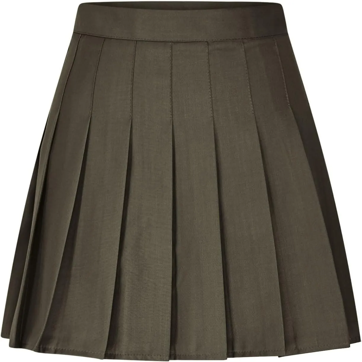 Oplxuo Pleated Skirts for Women Y2k Mini Skirt High Waist Casual Short Skirts Uniform Micro Skirt