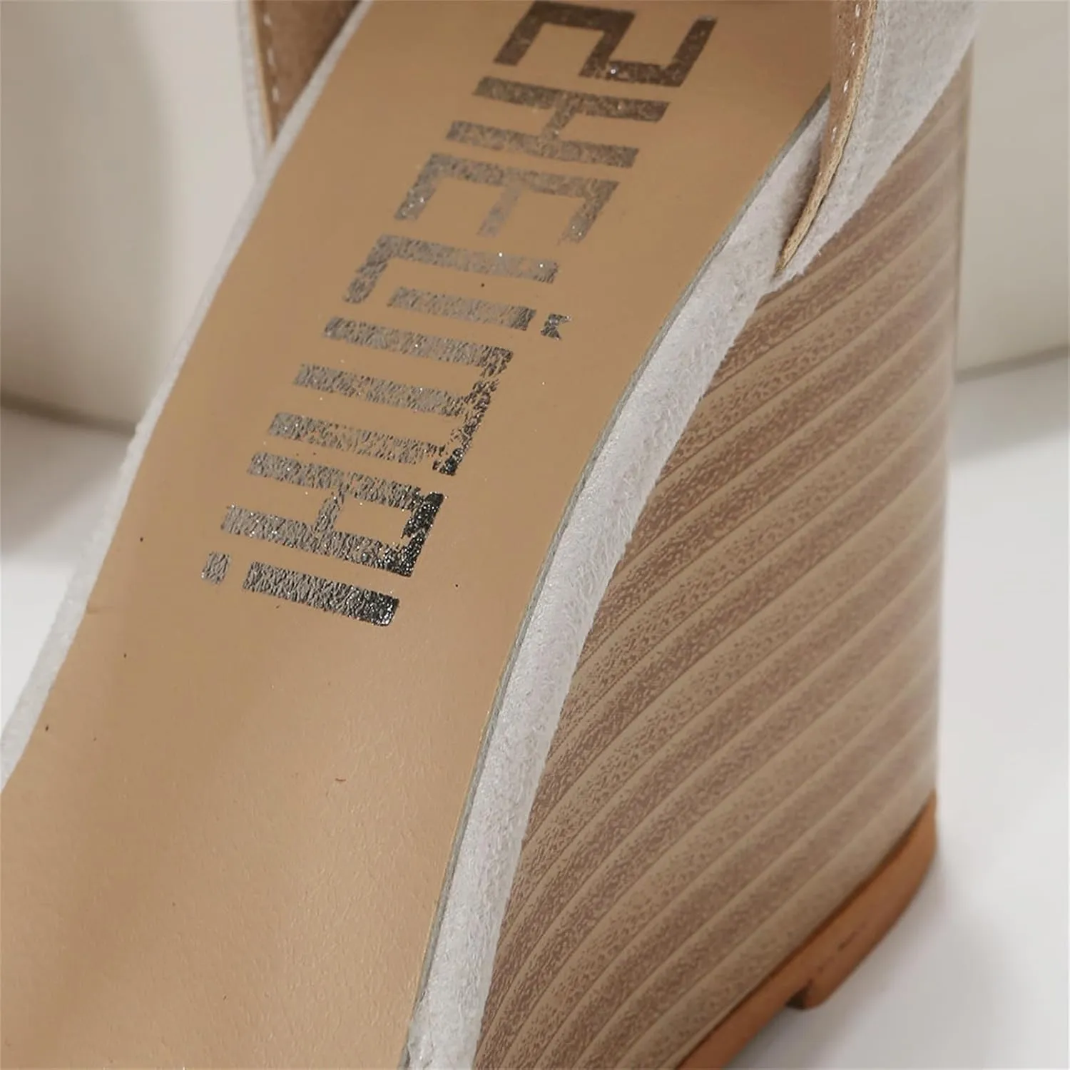 Orthopedic Sandals For Women Pointed Toe Closed Toe Suede Wedge Heels Thick Sole Buckle Wedge Platform Sandals Slides