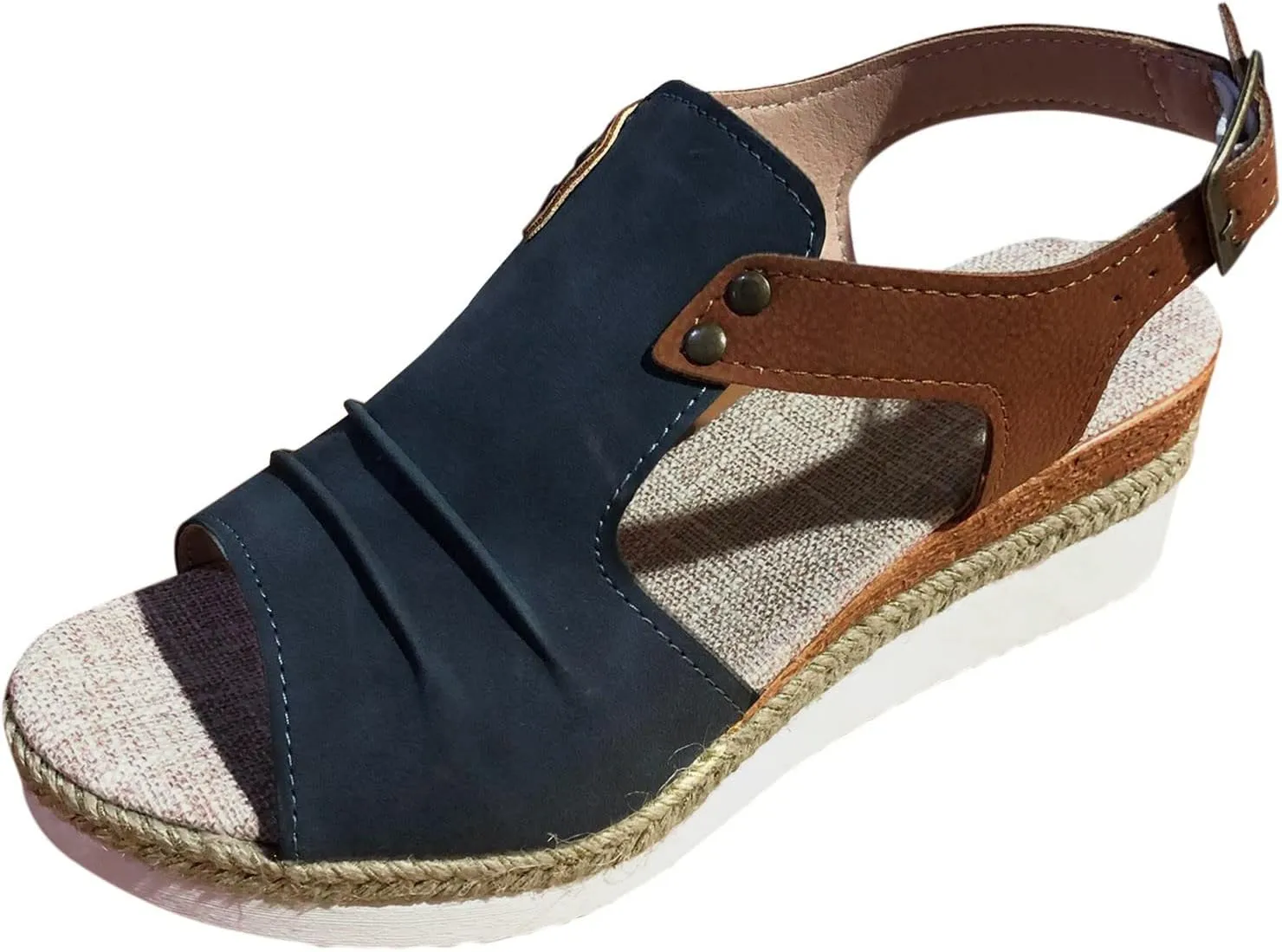 Orthopedic Wedge Sandals for Women Dressy Summer Open Toe Platform Sandals 2024 Casual Comfortable Low Wedges Sandals Shoes