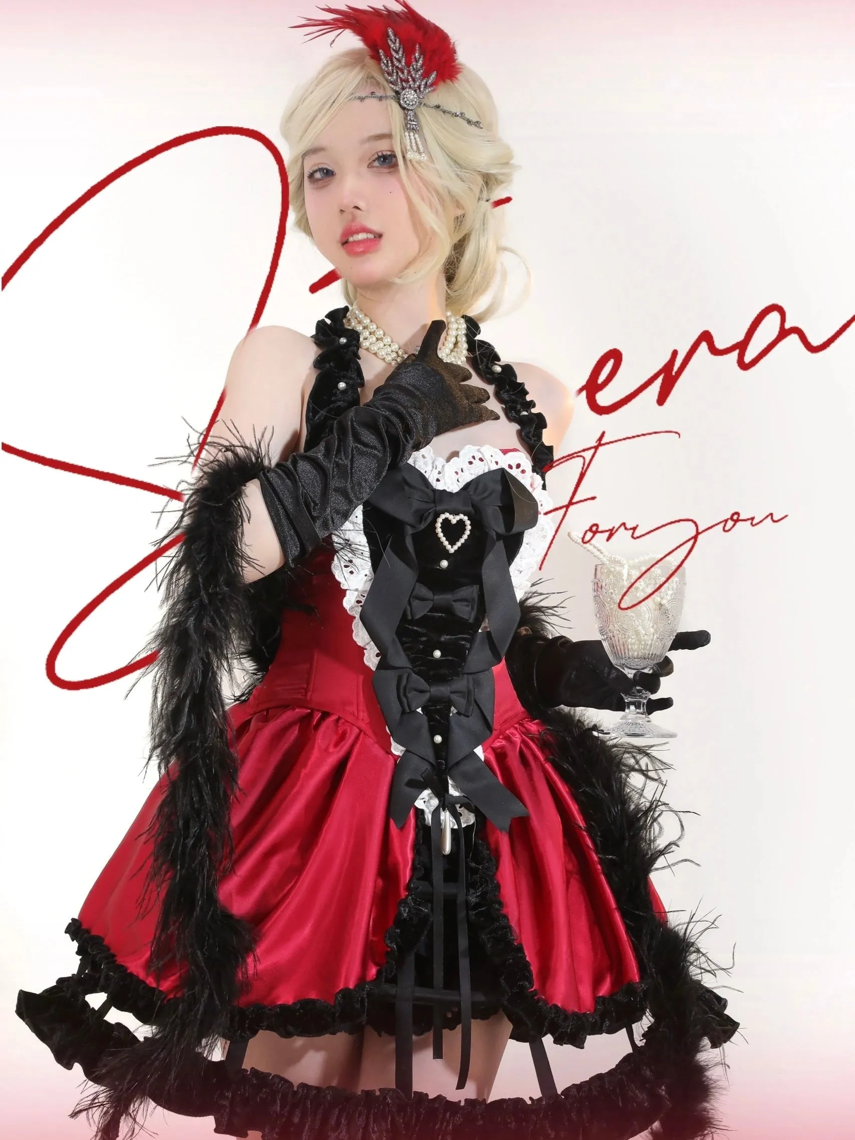 [PeilieeShop x Stasera] Ribbon Poem Handmade Corset Top