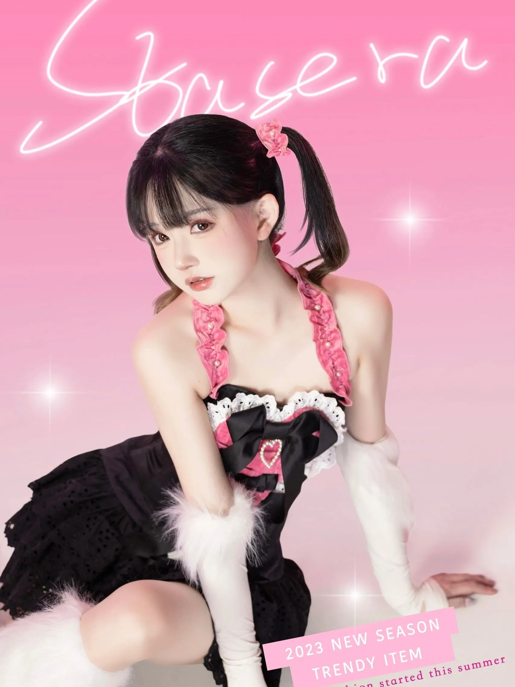 [PeilieeShop x Stasera] Ribbon Poem Handmade Corset Top